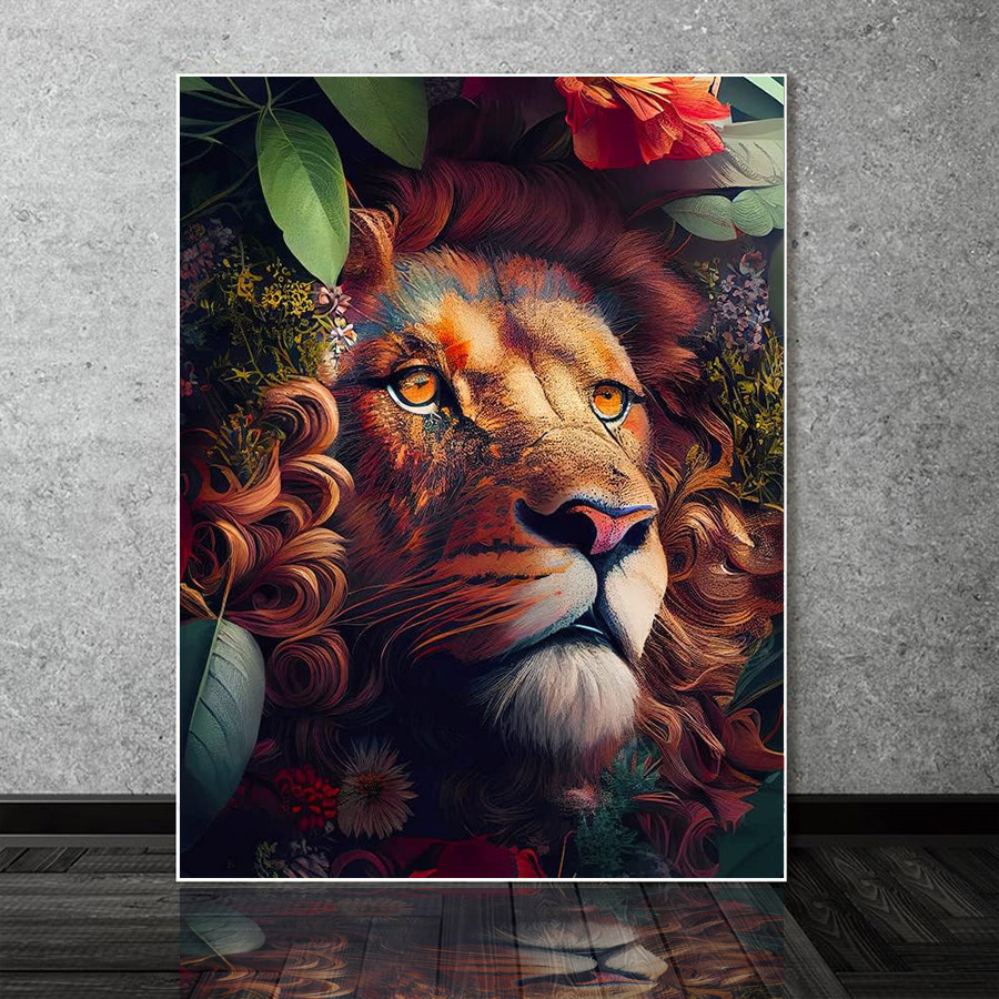 Art And Craft Jungle - Kit Lukisan Berlian Avatar Singa Hutan