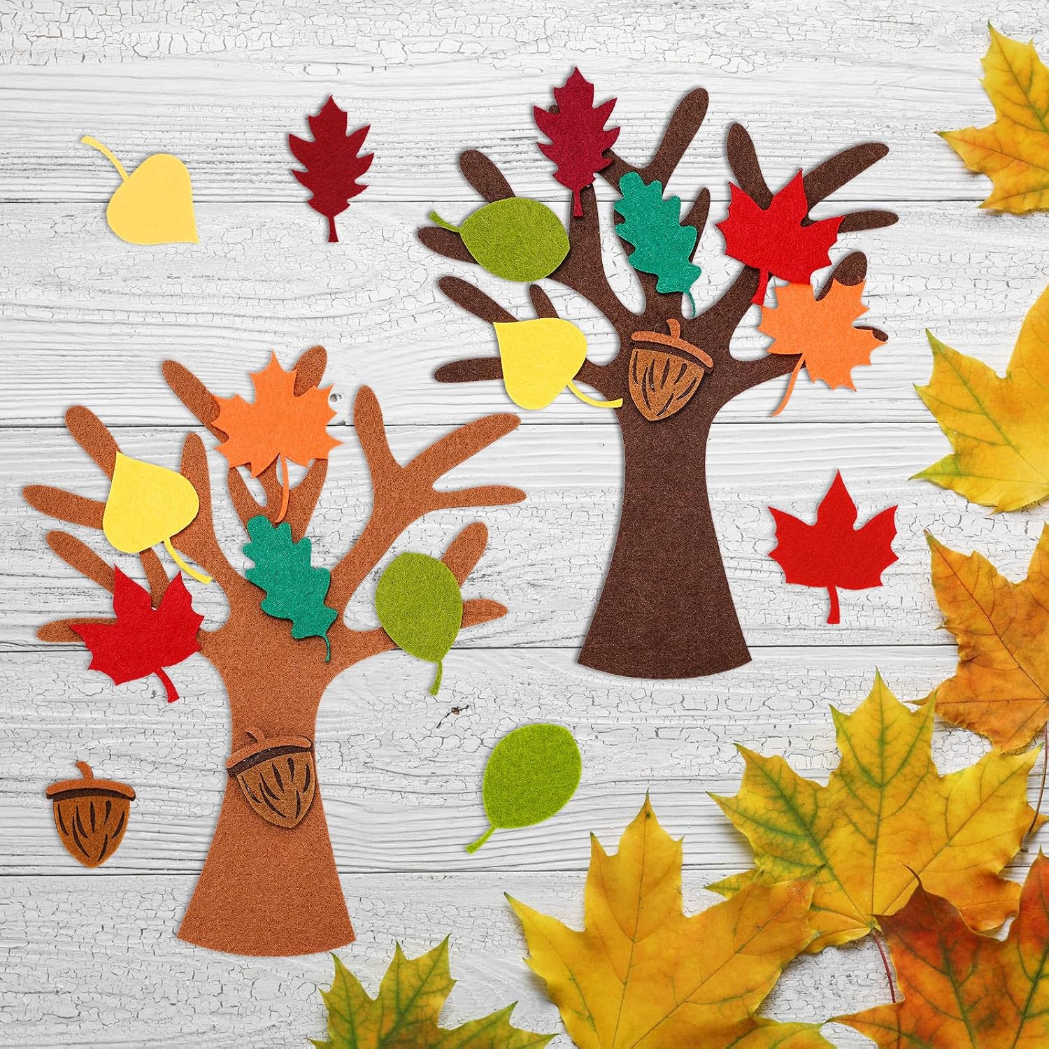 Art And Craft Autumn - 96Pcs Kit Kerajinan Pohon Terima Kasih