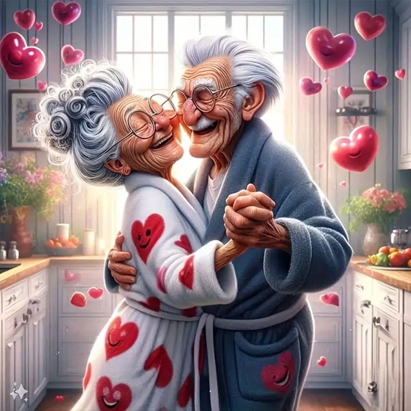 Art Craft For Adults - Set Lukisan Berlian Tarian Romantis, Set