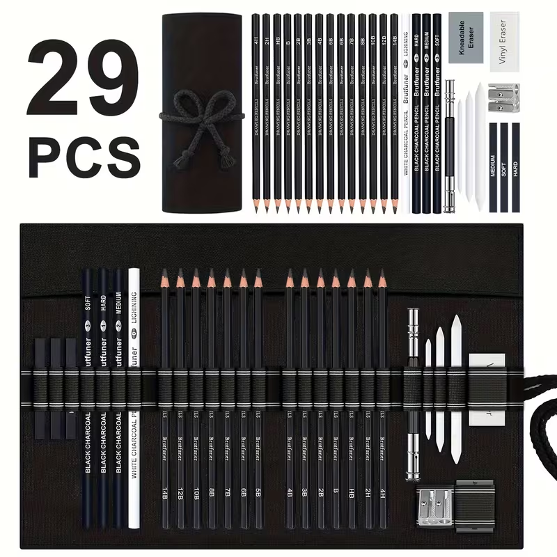 Sketching Charcoal Set - Set Pensil Sketsa & Gambar Profesional