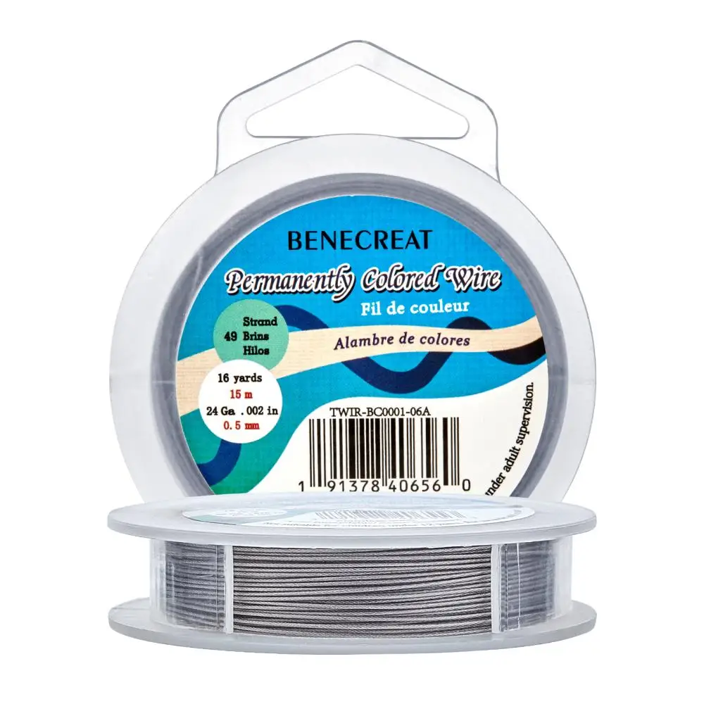 Art Craft Wire - 1Rol 0.38/0.46/0.5Mm Kawat Baja Tahan Karat