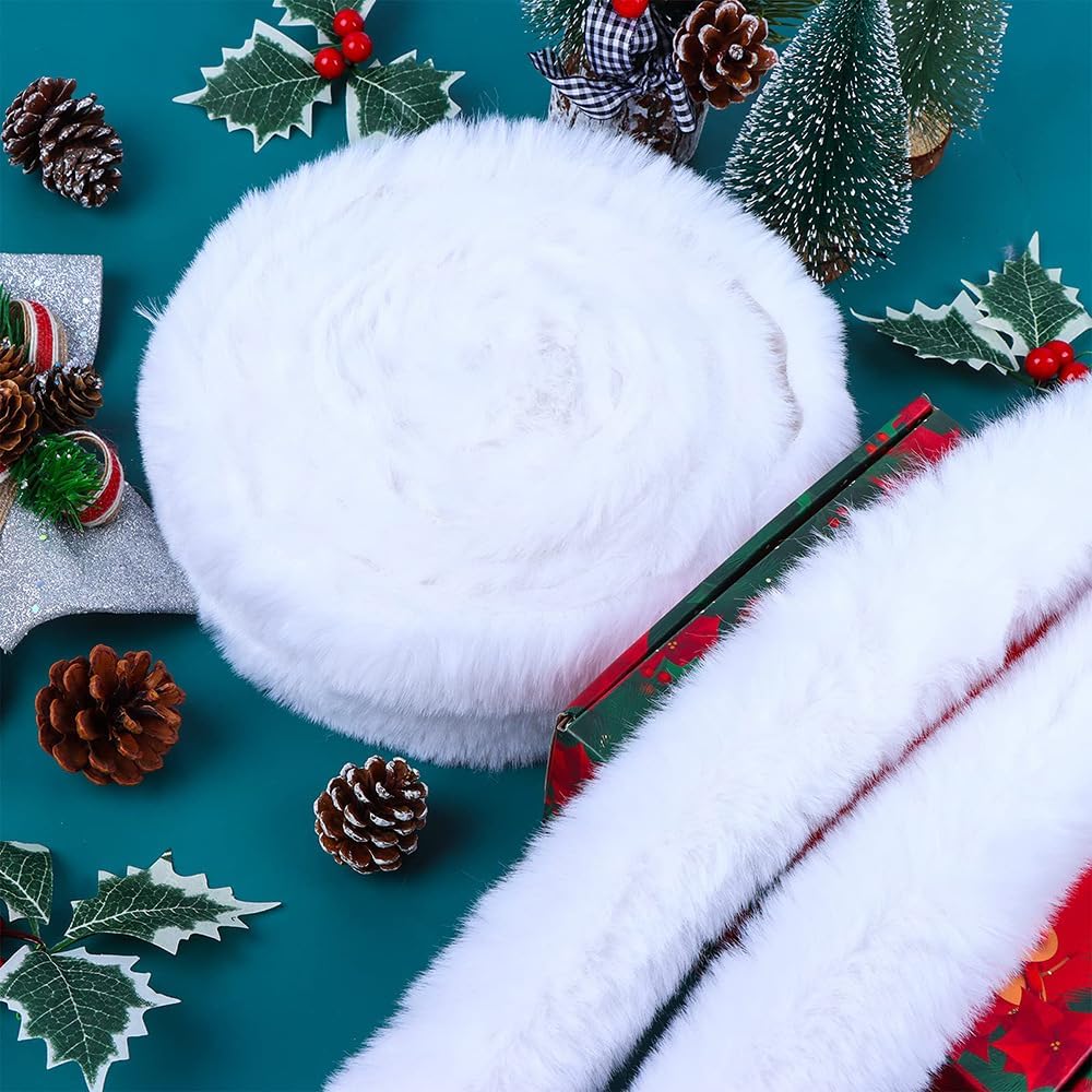 Art And Craft For Xmas - Pita bulu palsu bulu cerpelai strip
