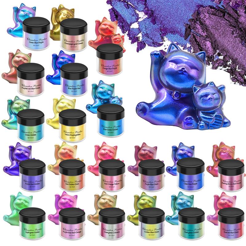 Resin Pigment Powder - 3g cermin bunglon Resin pigmen Glitter