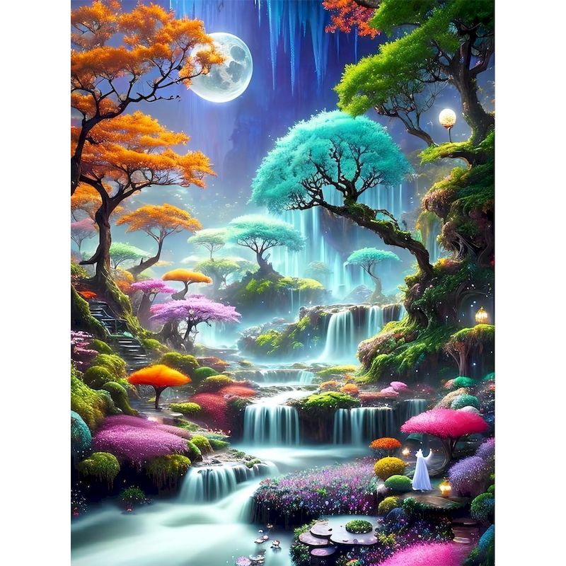 Art Craft Tree - RUOPOTY penuh bulat persegi lukisan berlian