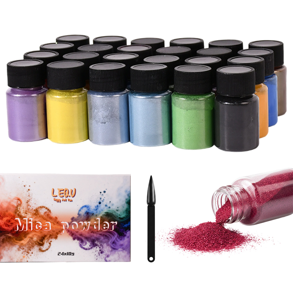 Resin Pigment Powder - Bubuk Mika Chameleon 24 Warna: Bubuk