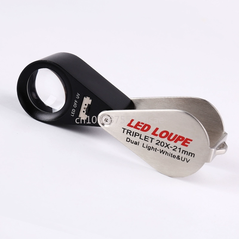 Art Craft Optical - 6 Lampu LED 20x Loupe Kaca