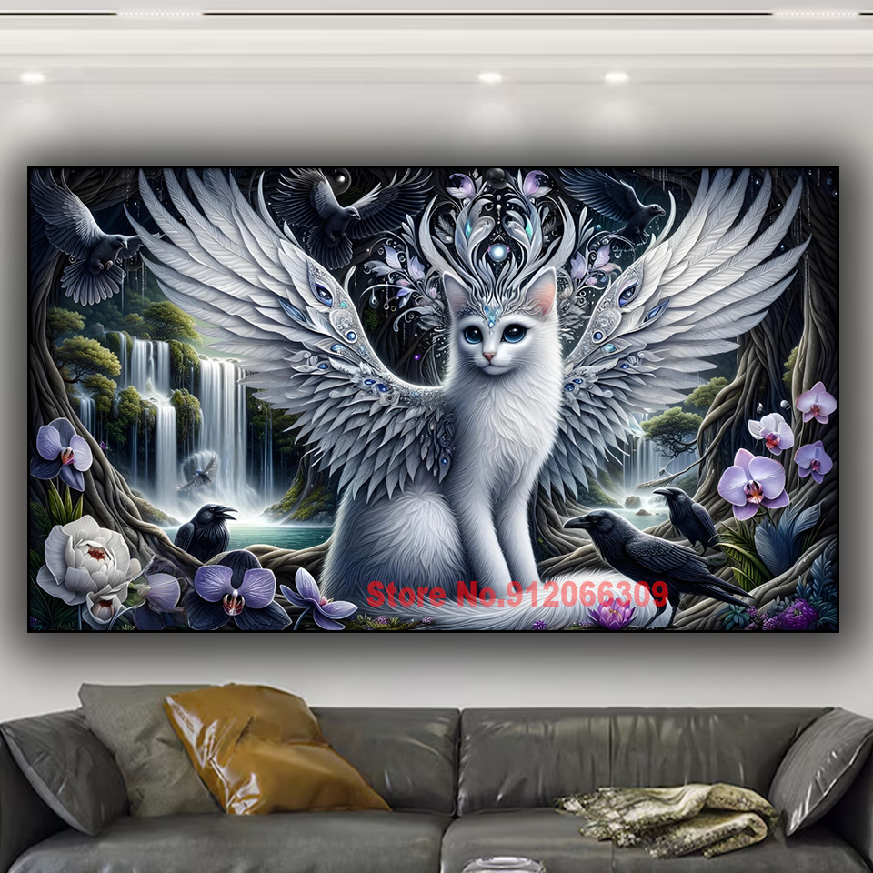 Kit Lukisan Berlian Kucing Say - Art And Craft Jungle ulasan dan harga