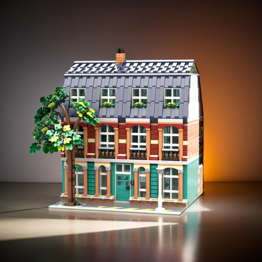 3332pcs MOC Bangunan Modular M - Art Craft Ideas For School ulasan dan harga