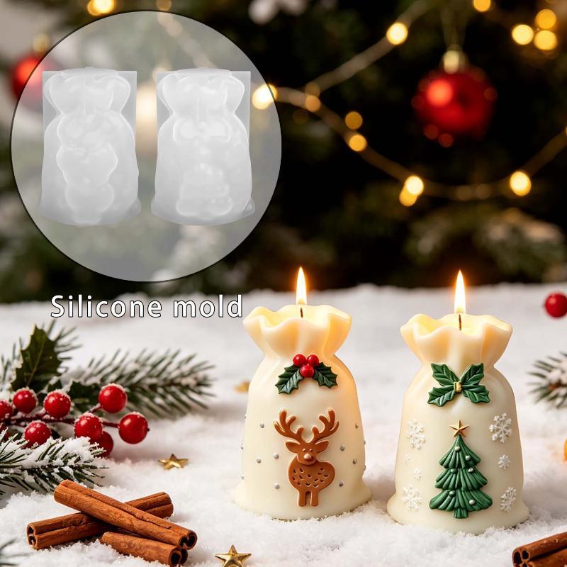 Cetakan Silikon Kantong Santa  - Art And Craft For Xmas ulasan dan harga