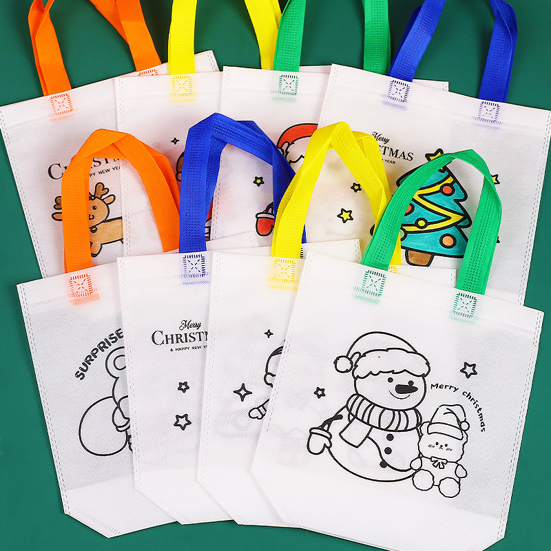 10-100PCS Tas Tote Kartun Nata - Art Craft Doodle ulasan dan harga