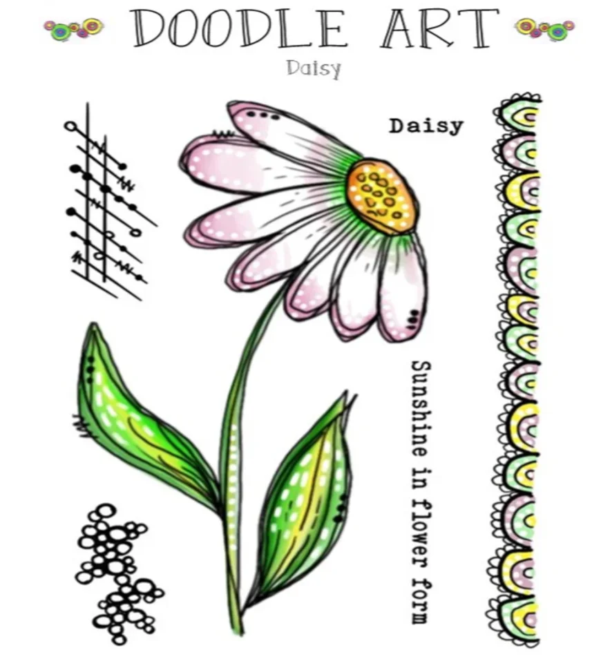 Stempel Seni Doodle A6 Baru 20 - Art Craft Doodle ulasan dan harga