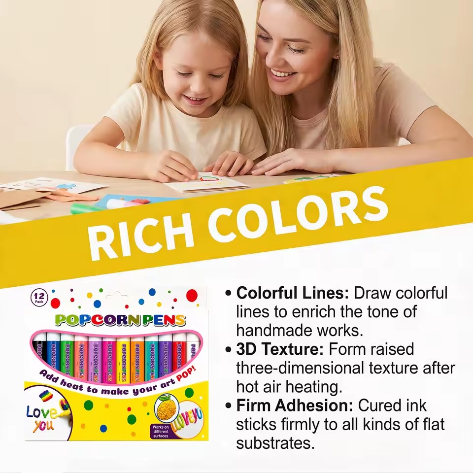 Set Pena Popcorn Puffy, Kit Sp - Art Craft Doodle ulasan dan harga