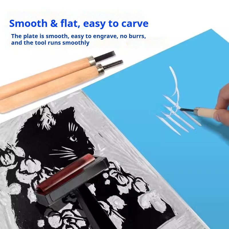 Blok Karet Ukir 3mm/5mm A3/A4/ - Lino Printing Block ulasan dan harga