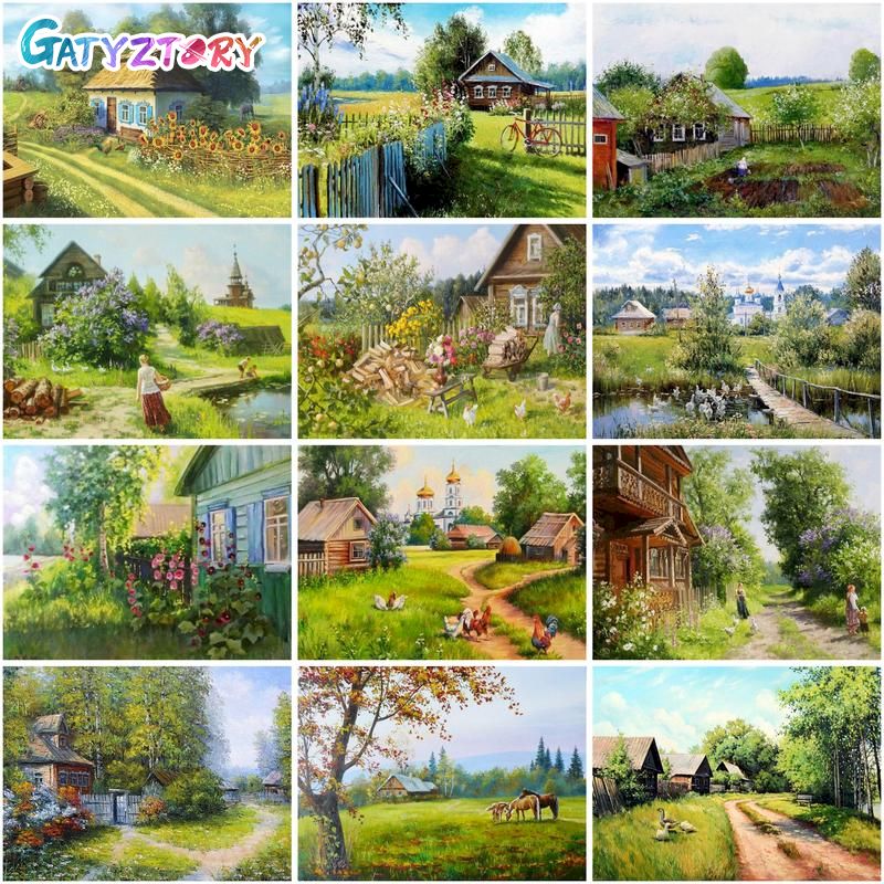 Lukisan GATYZTORY Oleh Angka D - Art Craft Number ulasan dan harga