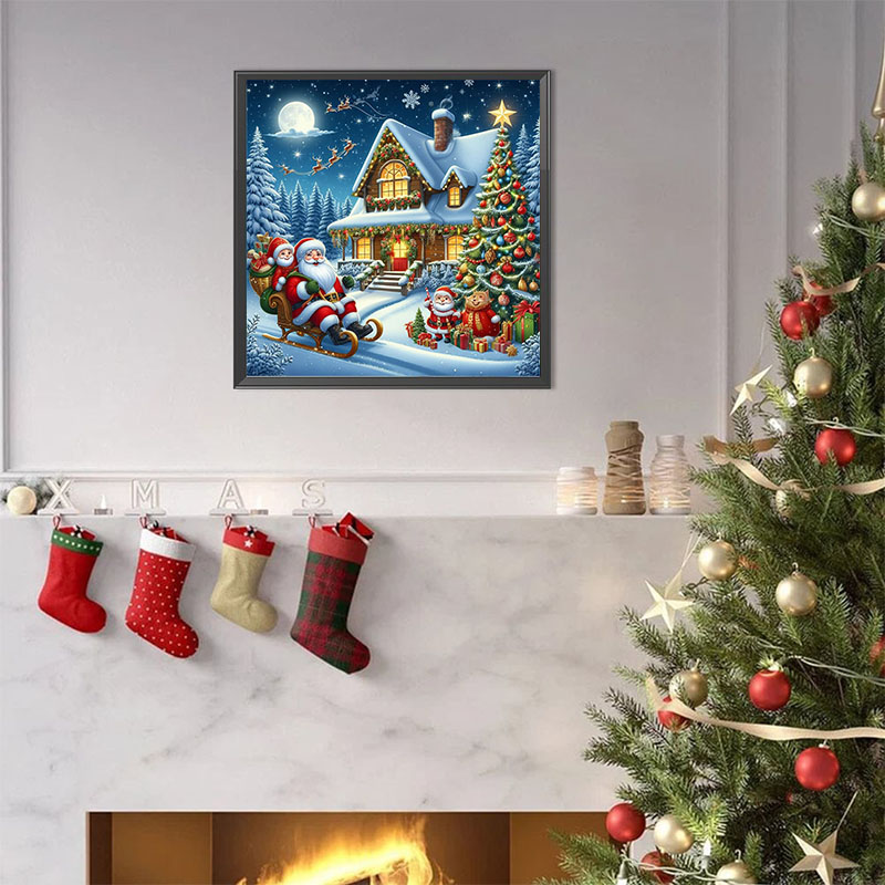 Set Lukisan Berlian Santa Clau - Art Craft For Adults ulasan dan harga