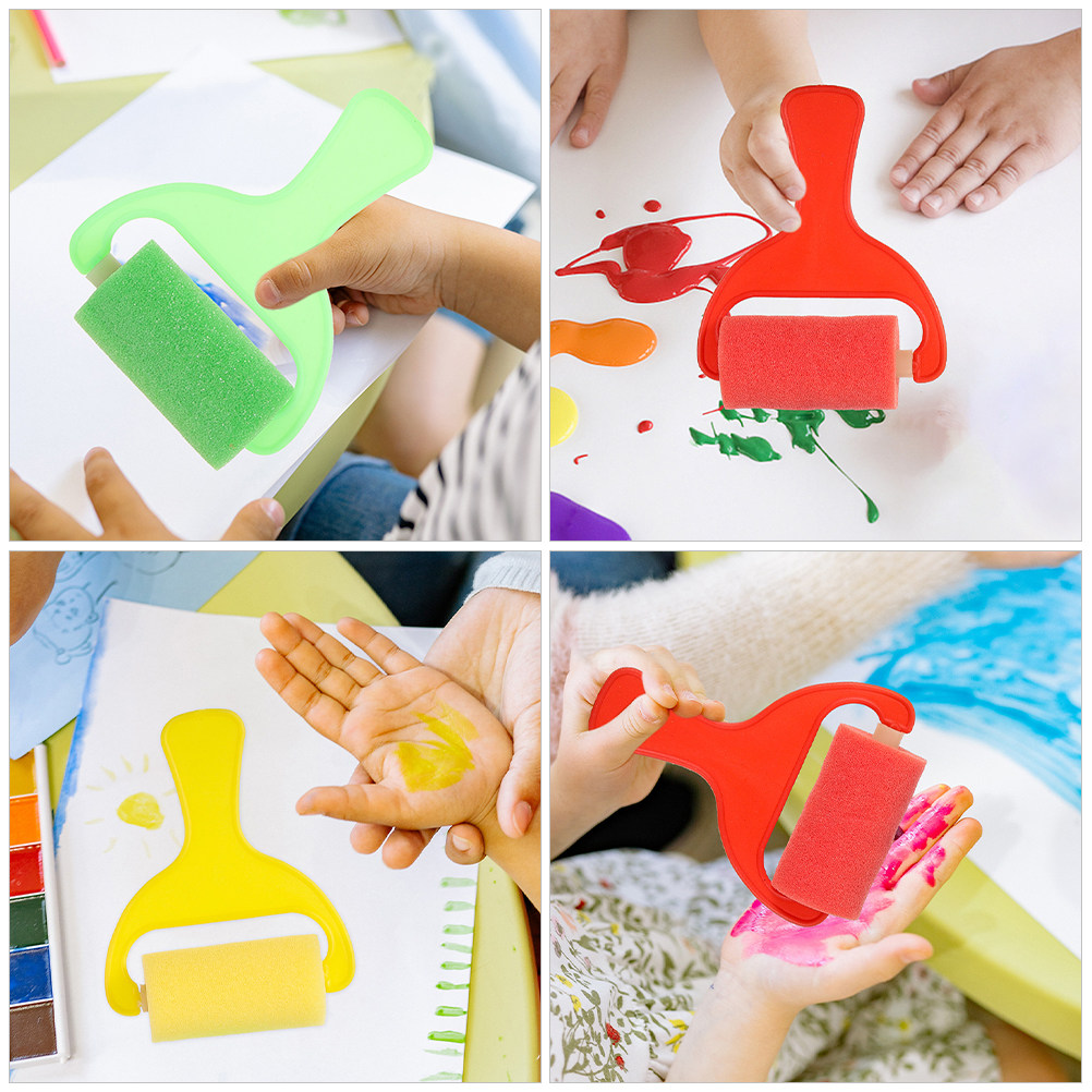 8Pcs Kuas Spons Lukis Alat Sen - Art Craft Doodle ulasan dan harga