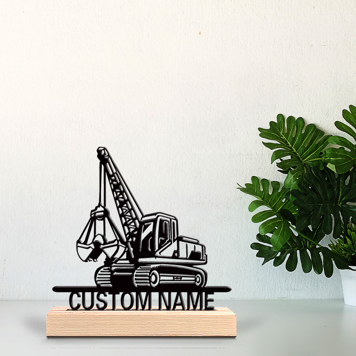 1pc Patung Traktor Custom Huru - Art Craft Wood ulasan dan harga