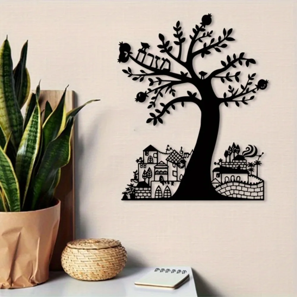 CIFBUY Hiasan Dinding Logam Po - Art Craft Tree ulasan dan harga