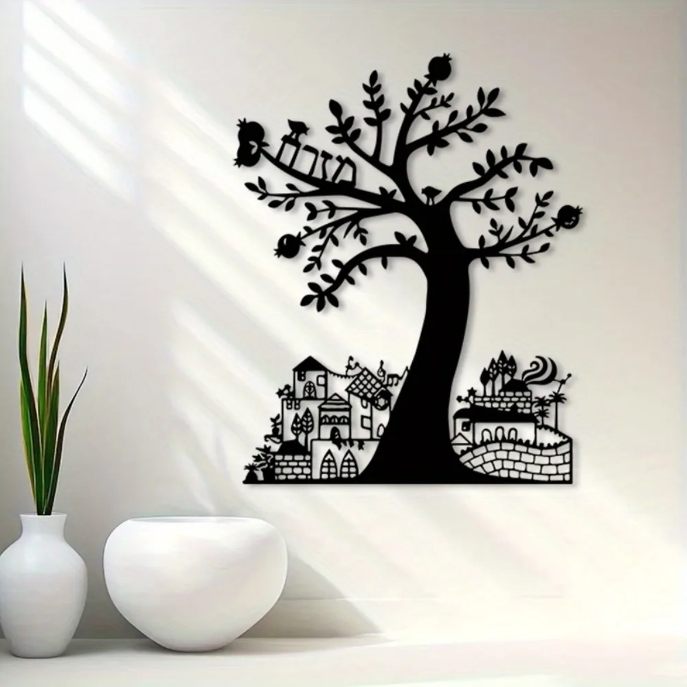 CIFBUY Hiasan Dinding Logam Po - Art Craft Tree ulasan dan harga