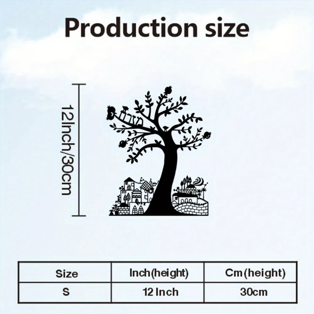 CIFBUY Hiasan Dinding Logam Po - Art Craft Tree ulasan dan harga