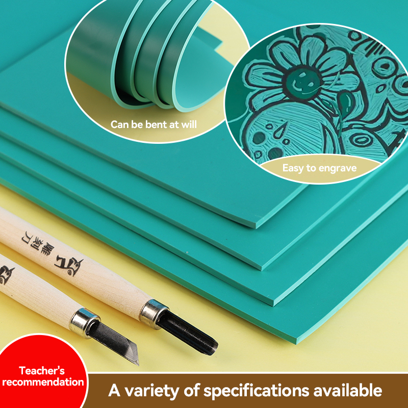 Blok Karet Ukir A6/A5/A4/A3 un - Lino Printing Block ulasan dan harga