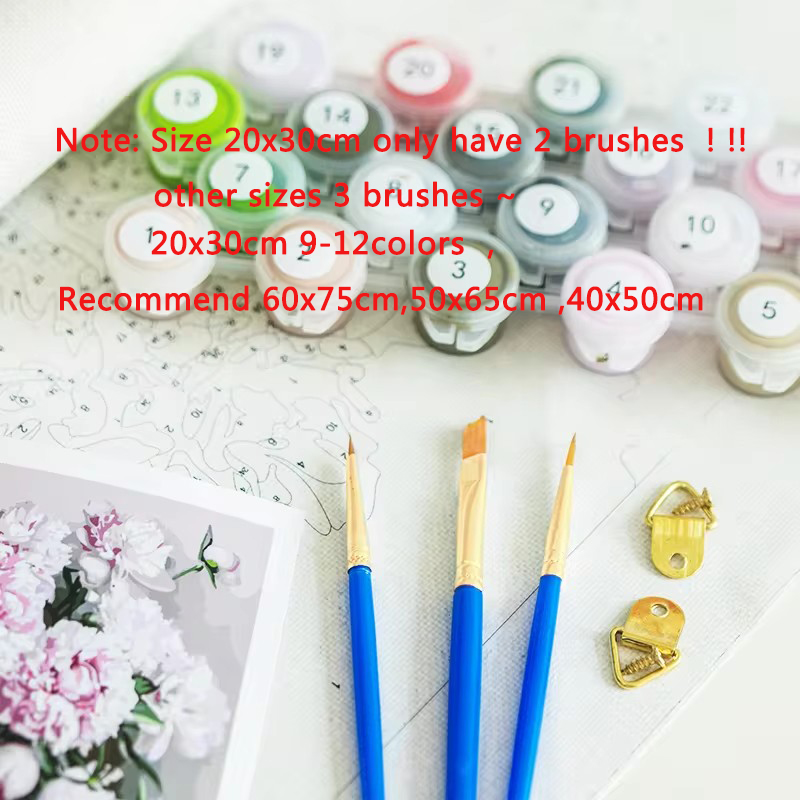 GATYZTORY Kit cat lukisan 40x5 - Art Craft Number ulasan dan harga