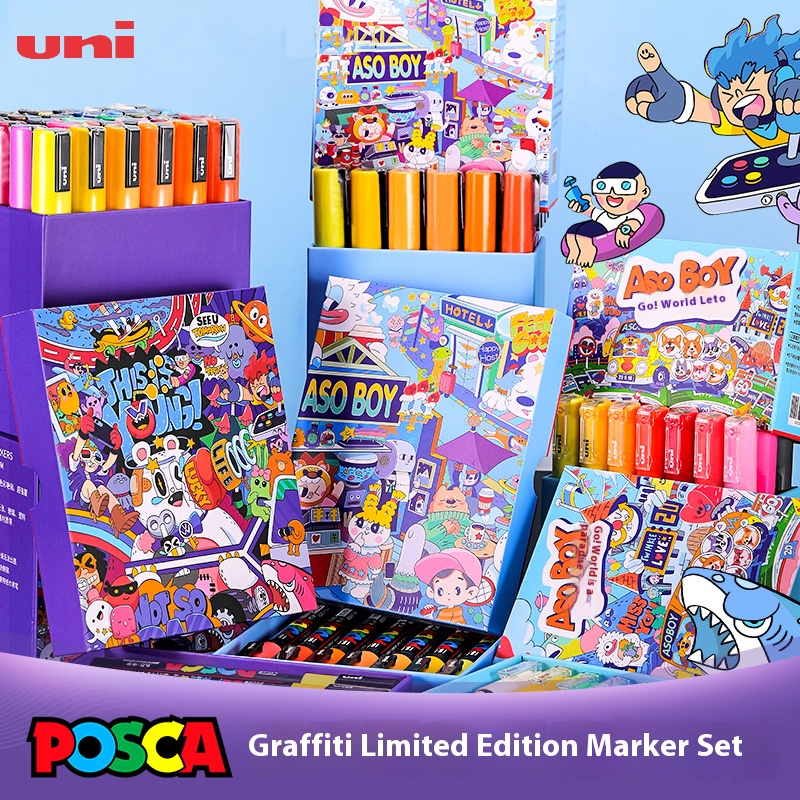 Spidol Graffiti UNI POSCA Limi - Art Craft Doodle ulasan dan harga