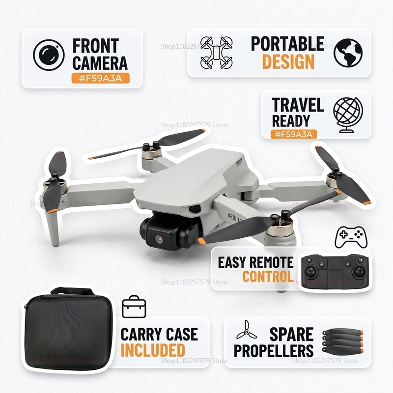 Drone RC Baru 2026 Aeri100 Den - Art Craft Optical ulasan dan harga