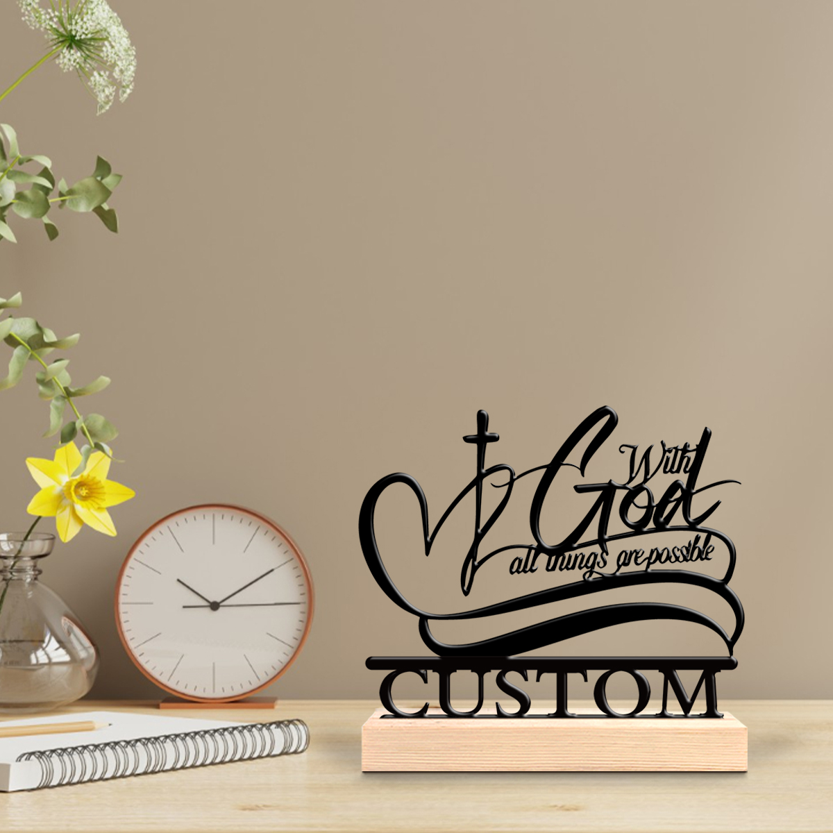 1pc Patung Logam Kreatif Cinta - Art Craft Wood ulasan dan harga
