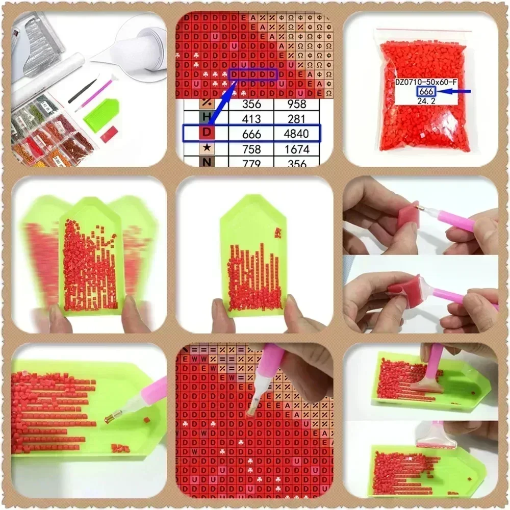 Kit Lukisan Berlian Bulat Pers - Art Craft Tree ulasan dan harga