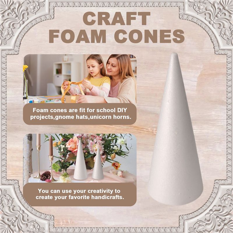 24 Paket Kerucut Busa untuk Se - Art Craft Tree ulasan dan harga