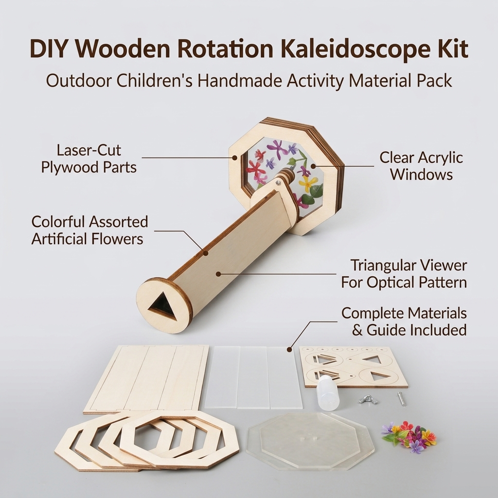 Kit Kaleidoskop Edukatif DIY M - Art Craft Optical ulasan dan harga