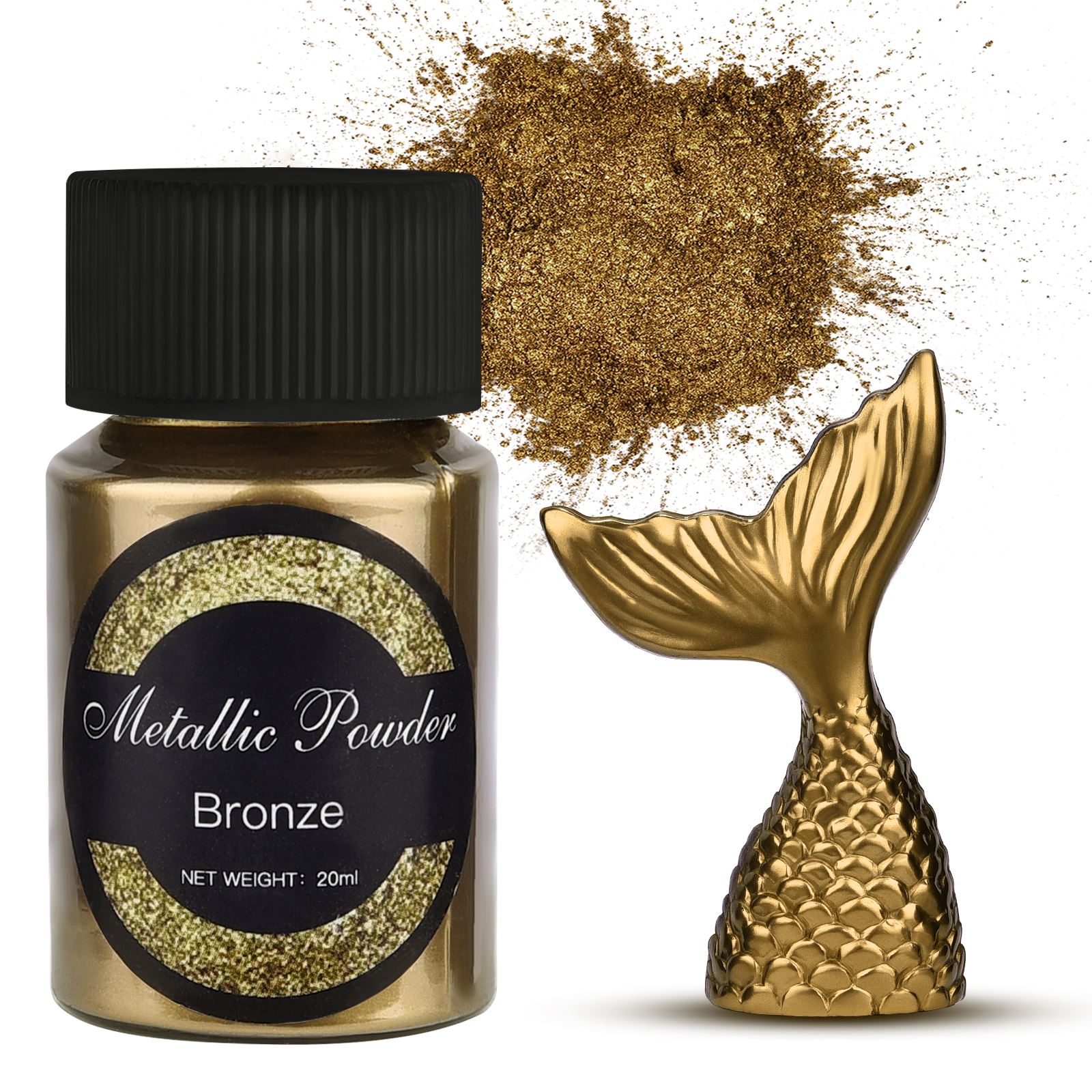 Bubuk Glitter metalik 20ml/bot - Resin Pigment Powder ulasan dan harga