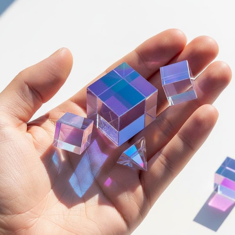 Kubus Prisma Kristal Mini K9 K - Art Craft Optical ulasan dan harga